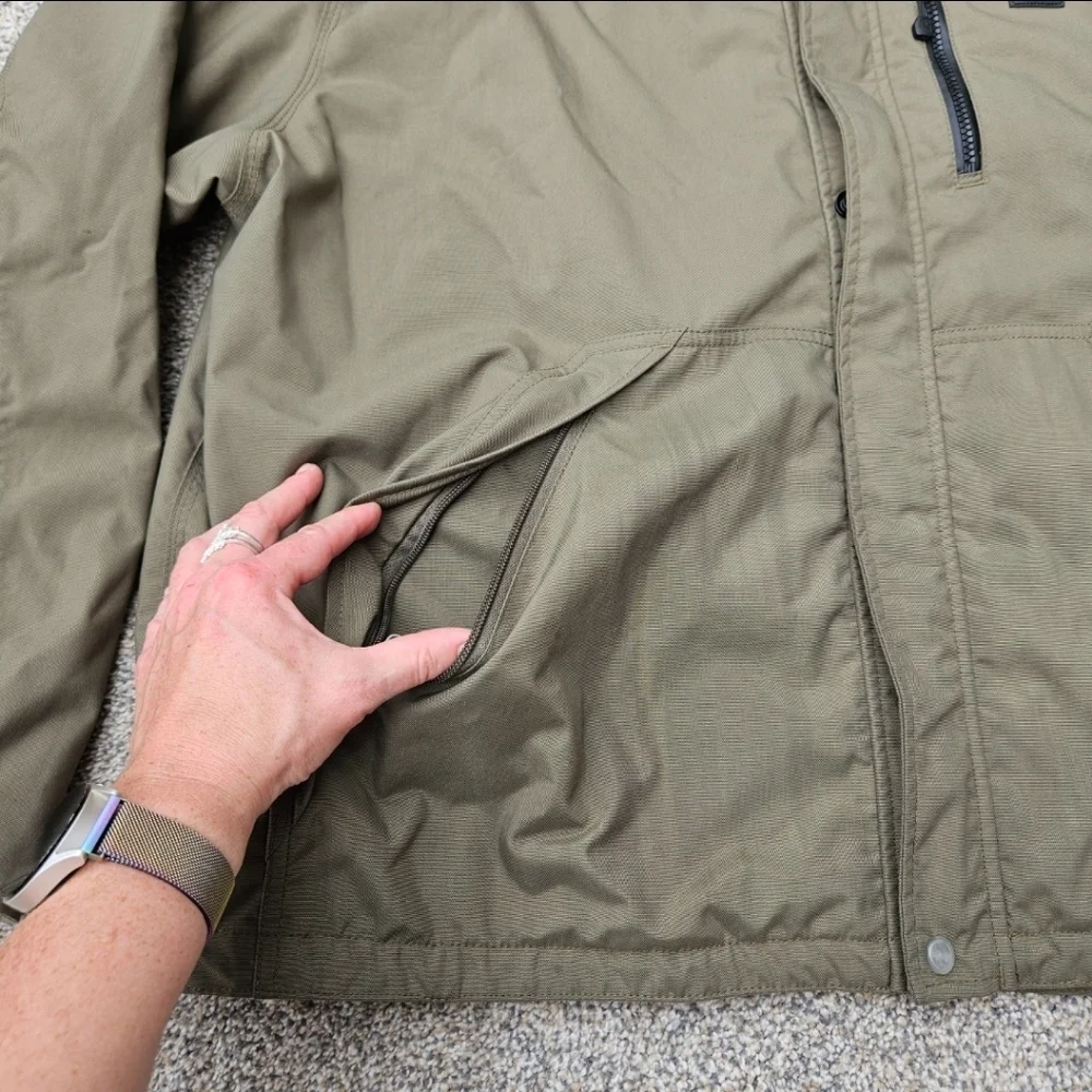 Carhartt Coat J162 Shoreline Waterproof Breathable Green Mens Jacket Sz 2XL XXL